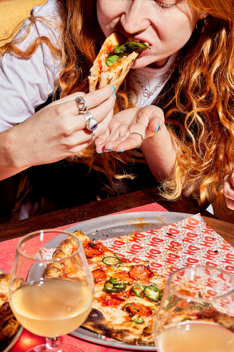 dough hands pizza eating photography bite shot