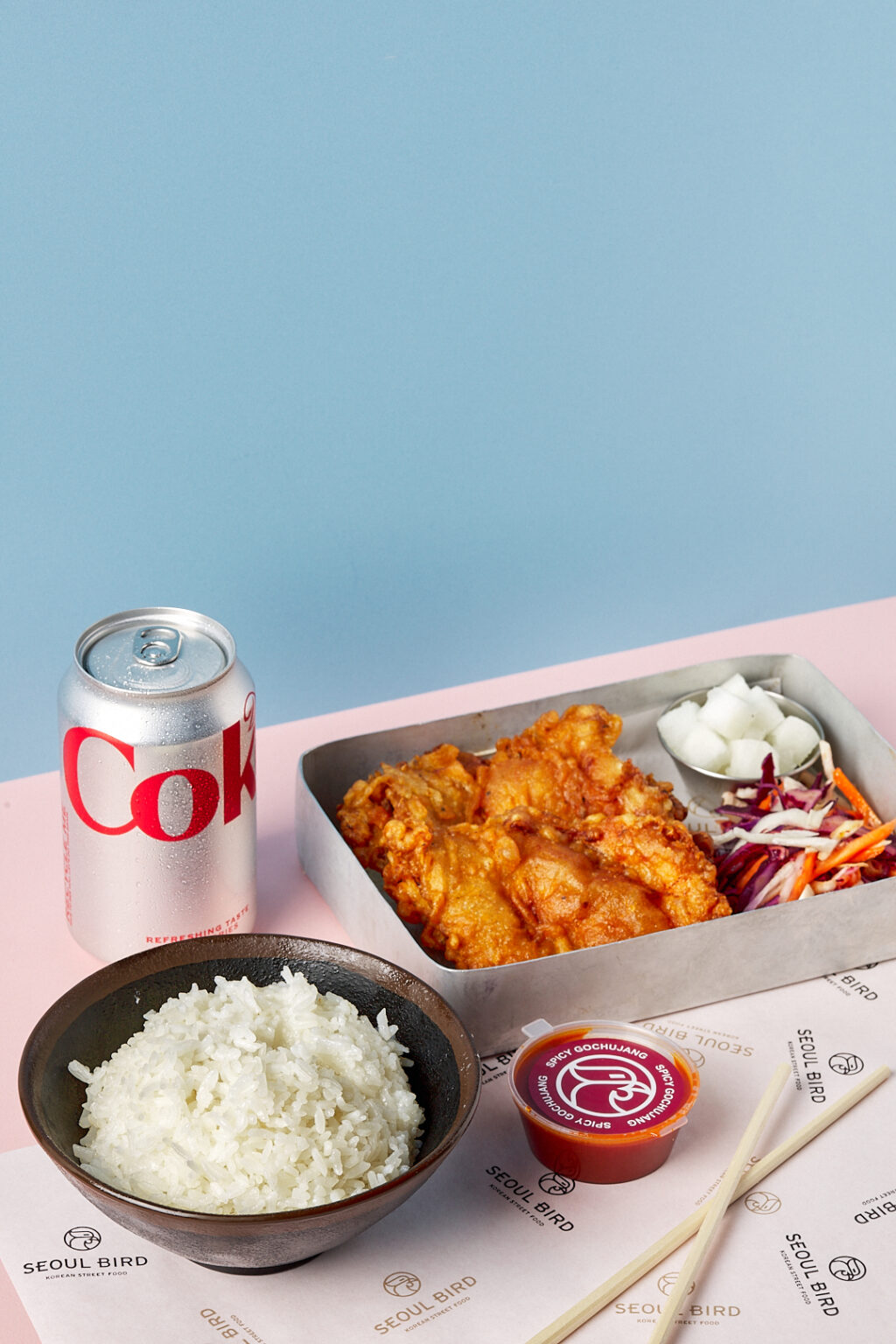 korean fried chicken seoul bird combo meal restaurant photographer